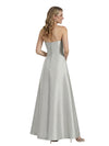 Modern One Shoulder Bow Detail A-Line Satin Mother Of The Bride Gown