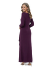 ChicSew Scoop Long Sleeve Jersey Rhinestone Mermaid Mother of the Groom Dress