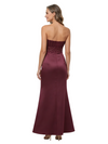 ChicSew Strapless Beaded Satin Mermaid Ankle-Length Mother of the Bride Dress