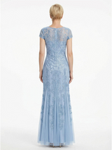 ChicSew Modern Lace Tulle Mermaid Mother Of The Bride Gowns For Formal Wedding