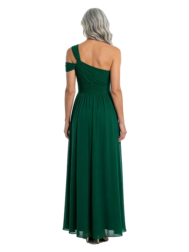 ChicSew One Shoulder Floor Length Chiffon A-Line Formal Evening Party Dresses For Mother Of The Bride