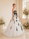 ChicSew Classic Sweetheart A-Line Lace Apliques Tulle Floor-Length Wedding Dresses