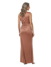 ChicSew Boat Neck Sleeveless Satin Mother Of The Groom Dresses Graceful Ruched With Slit