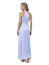 ChicSew Halter Sleeveless Satin Ankle Length A-Line Mother of the Bride Dress