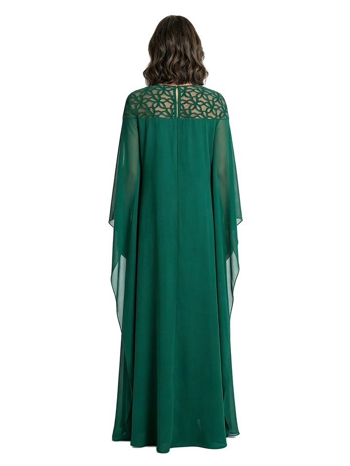 ChicSew A-Line Modern Long Sleeves Chiffon Mother Of The Groom Dress Floor- Length