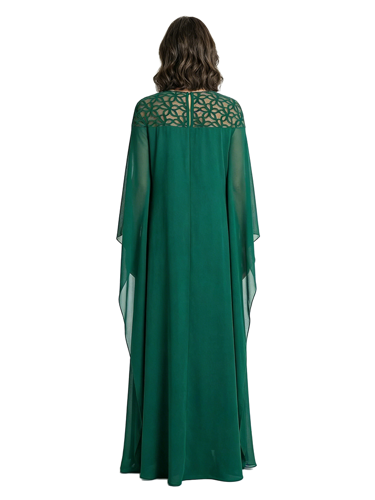 ChicSew A-Line Modern Long Sleeves Chiffon Mother Of The Groom Dress Floor- Length