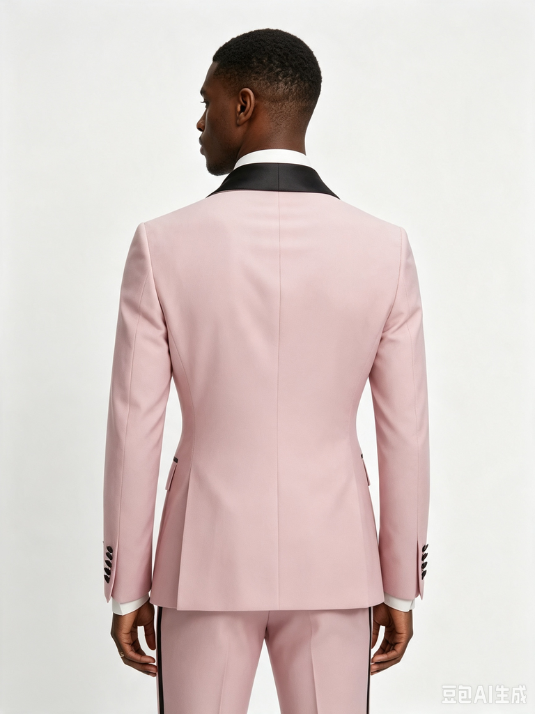 Classic 3 Piece Pink Men's Suit with Regular Fit and Sophisticated Peak Lapel