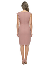 ChicSew Elegant Scoop Cocktail Knee-Length Sheath Chiffon Mother Of The Bride Dress With Ruffle