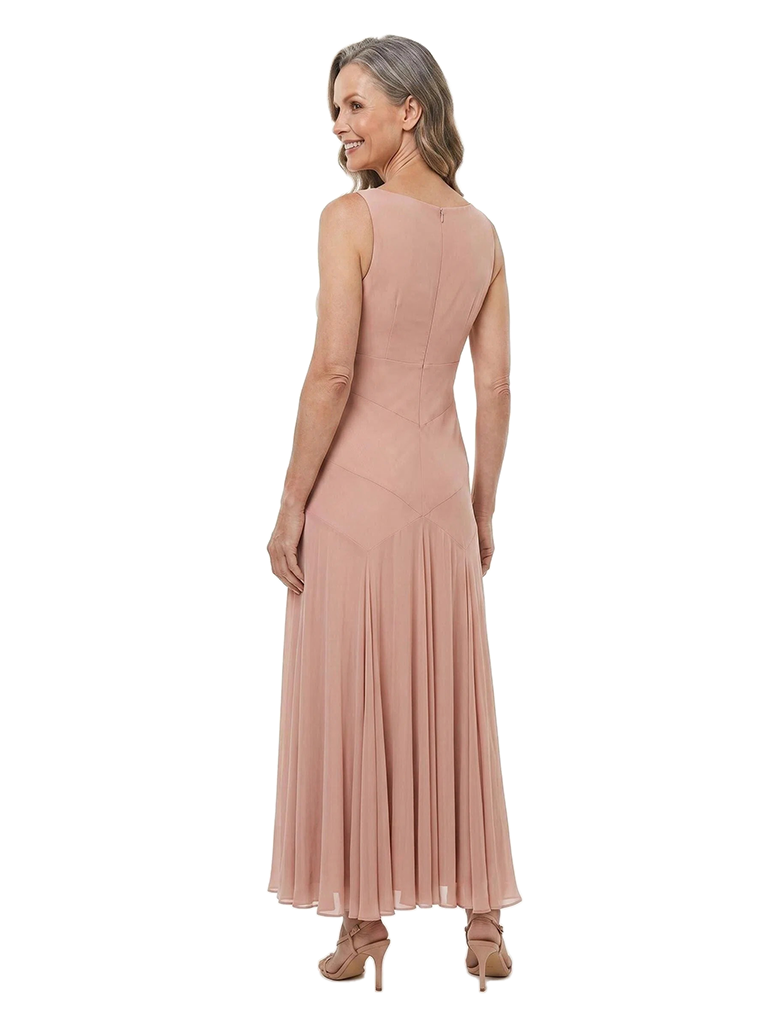 ChicSew V-Neck Sleeveless Chiffon Ankle-Length Mother of the Bride Dress