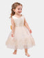 Luxury Lace Flower Girls Dress Elegant with Bow Princess Gown for Wedding