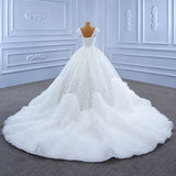 ChicSew Luxurious Sequined A-Line Ball Gown Wedding Dress
