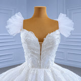 ChicSew Luxurious V-Neck Ball Gown A-Line Wedding Dress