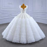 ChicSew Luxurious V-Neck Ball Gown A-Line Wedding Dress