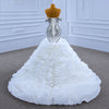 ChicSew Sparkly Off Shoulder Ball Gown Wedding Dress With Rhinestone