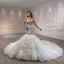 ChicSew Sparkly Off Shoulder Ball Gown Wedding Dress With Rhinestone
