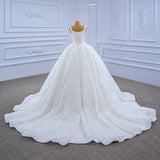 ChicSew Luxurious Square Neck A-Line Ball Gown Wedding Dress