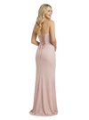 Sparkly Glitter Jersey Strapless Long Party Prom Dresses Dresses