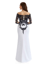 Elegant Long Sleeves Off The Shoulder Mother of The Bride Dresses Online