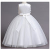 Elegant Cupcake Flower Girls Dress Tulle Princess Gown for Wedding Kids