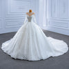 ChicSew Luxurious Illusion High Neck A-Line Ball Gown Wedding Dress