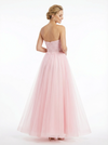 Elegant Halter Neck Lace Prom Dress Sleeveless Tulle Floor Length Evening Gown OverSkirt