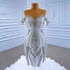 ChicSew Sparkly Mermaid Ball Gown Wedding Dress With Rhinestone