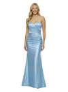 ChicSew Classy Strapless Sweetheart Prom Dress Satin Mermaid Floor Length Formal Evening Gown