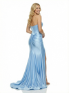 Elegant Sweetheart Neck Ruched Satin Mermaid Gown Sleek Sleeveless Formal Evening Dress
