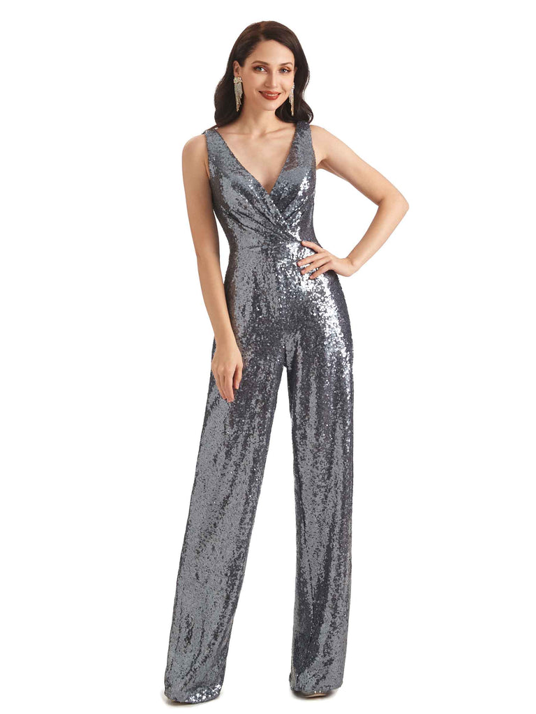 Sparkly Sequin Pant Suit Mother of The Bride