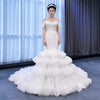 ChicSew Sparkly Lace Applique Off Shoulder Ball Gown Wedding Dress