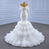 ChicSew Sparkly Lace Applique Off Shoulder Ball Gown Wedding Dress