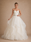 ChicSew Elegant Sweetheart Rhinestone Tulle A-Line Floor-Length Wedding Dress