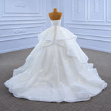 ChicSew Luxurious Sweetheart Lace Applique Ball Gown Wedding Dress