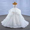 ChicSew Luxurious Sweetheart Lace Applique Ball Gown Wedding Dress