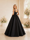 ChicSew Classic Spaghetti Straps Lace Appliques Satin A-Line Floor-Length Wedding Dresses