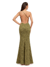 Elegant One Shoulder Mermaid Floral Satin Maxi Floral Formal Dresses For Women