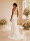 ChicSew Romantic Halter Neck Lace Mermaid Floor-Length Wedding Dress