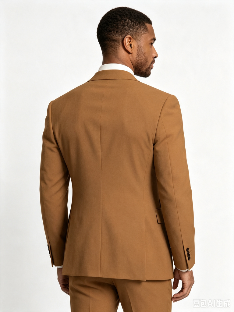 Classic 3 Piece Brown Men's Suit with Regular Fit and Sophisticated Peak Lapel