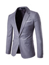 Sliver Men's Casual single Piece Suit Notch Lapel Flat Tuxedos CN522