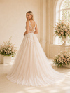 ChicSew Romantic A-Line Lace Spaghetti Straps Long Wedding Dresses With Applique