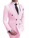 Pink Mens Slim Fit Suit Tuxedo 2-Piece Suits CN447