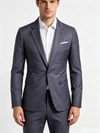 Classic 1 Piece Dark Grey Men's Suit with Regular Fit and Sophisticated Peak Lapel