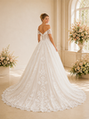ChicSew Elegant Modern Off The Shoulder A-Line Lace Floor-Length Wedding Dresses With Train