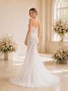 ChicSew Sexy Mermaid Lace Applique Tulle Sweetheart Boning Maxi Long Wedding Dress