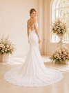 ChicSew Delicate Mermaid Lace Tulle Off The Shoulder Long Sleeves Maxi Wedding Dresses With Train