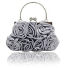 Handle rose bag evening bag bridal bag bridesmaid bag girls handbag crossbody bag