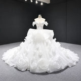 ChicSew Luxurious Off Shoulder Ball Gown Wedding Dress