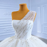 ChicSew Luxurious One Shoulder A-Line Ball Gown Wedding Dress