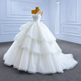 ChicSew Luxurious One Shoulder A-Line Ball Gown Wedding Dress