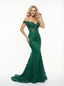 Elegent Off Shoulder Mermaid Side Slit Sweetheart Formal Party Prom Dresses